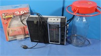 Panasonic Radio, Fast Lane NIP Battery,