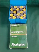 (25) 20 Gauge Shotgun Shells, (5) Remington