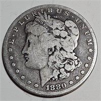 1880 o Better Date  Morgan Silver Dollar - $56 CPG