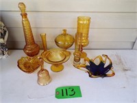 COLLECTION OF AMBERWARE