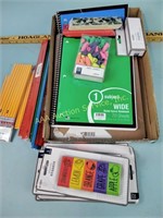 Pencils, rulers, staples new inventory