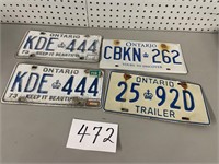 LICENSE PLATES