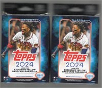 2 Count: 2024 Topps Series 1 Baseball Hanger