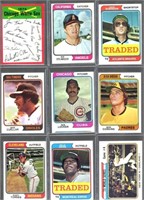 9 Count: 1974 Topps Vintage Baseball Cards