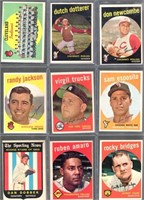 Lot of 11 1959 Topps Vintage Baseball Cards