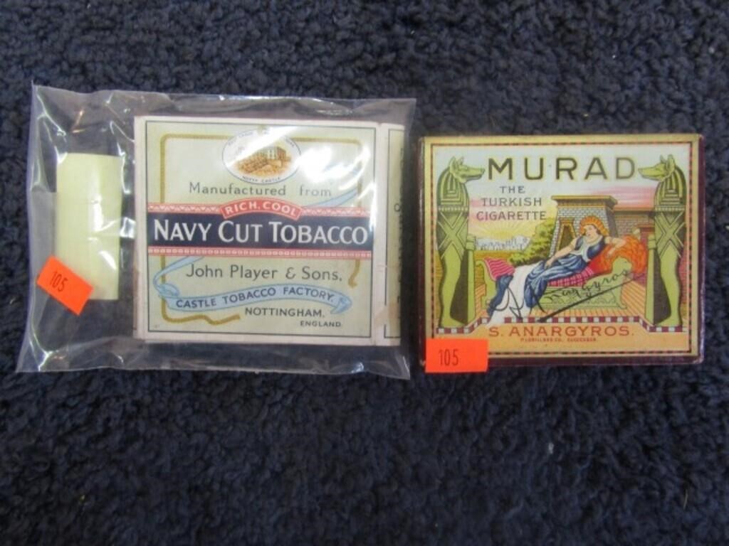 VINTAGE CIGARETTE BOXES