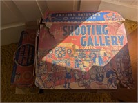 Vintage mechanical shooting gallery All metal toy