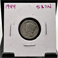 1944 MERCURY SILVER DIME