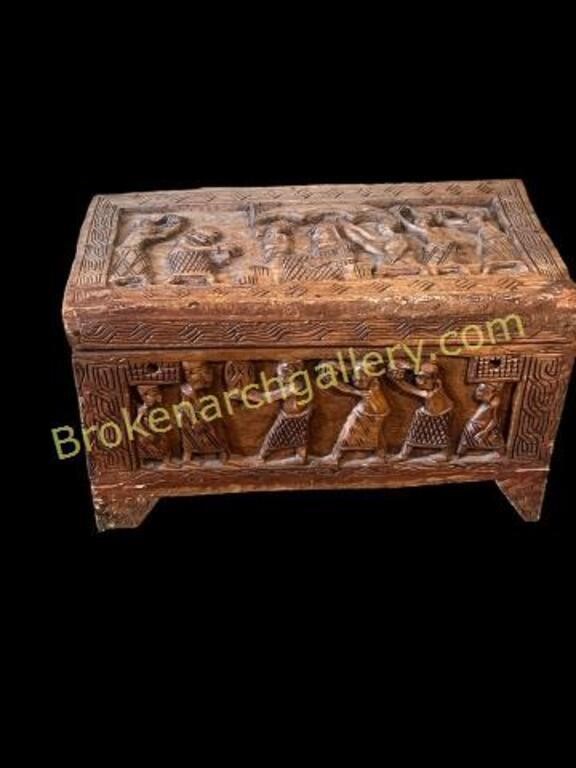 Indonesian Carved Trunk