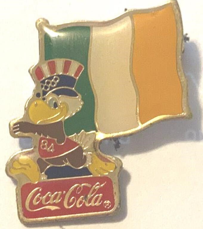 1984 Olympics COCA COLA Italy  Pin