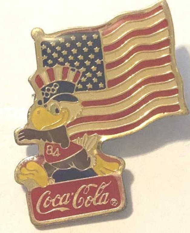 1984 Olympics COCA COLA United States Pin