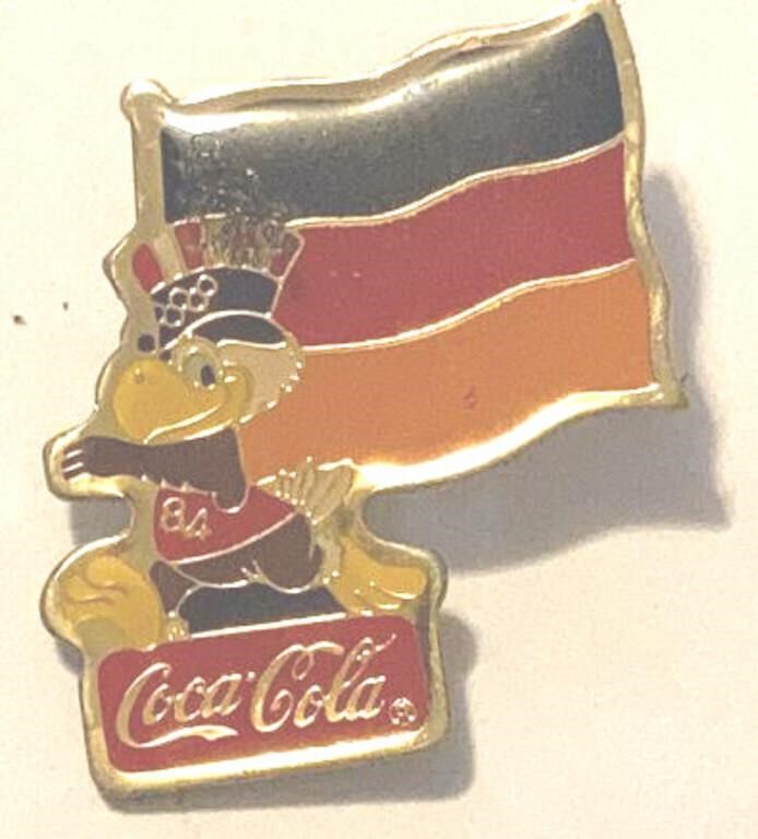 1984 Olympics COCA COLA Germany Pin