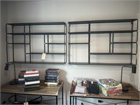 2PC WALL SHELVING UNITS