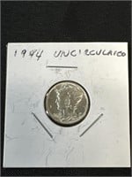 1944 Uncirculated American Dime