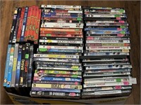 LARGE BOX OF DVD MOVIES INCLUDING TEENAGE MUTANT