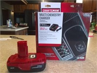 Craftsman 19.2 volt charger & lithium ion battery
