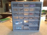 Organizer with contents 12x13x6.5