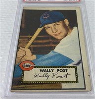 Topps 1952 wally post baseball card