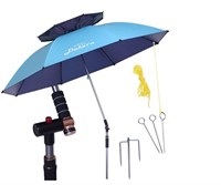 Dekero 7.2ft Windproof Beach Umbrella,UV Protectia