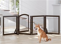 SPIRICH 96Wx30H Dog Gate  Espresso  4P