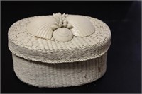 A White Sea Shell Box