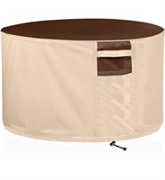 ($44) Vailge Round Fire Pit Cover,Beige,40 inch