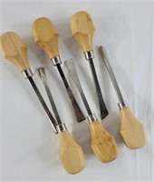 Six piece chisel set