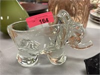 ELEPHANT GLASS BOWL