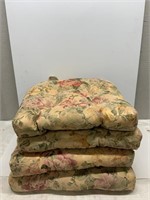 Lot Of 4 Chair Cushions