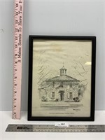 Corydon IN Jerry N. Baum Framed Art