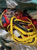 Bag of Straps and Jumper Cables