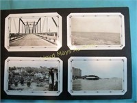 Vintage Photos & Post Cards In Personal Scrap Book