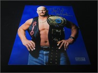 Stone Cold Steve Austin signed 8x10 COA