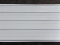 (125) 16' Sheets Of White Steel Siding Roofing