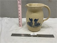 Beautiful 8" Roseville Pottery Pitcher with 2