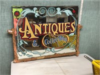 Vintage Hand Painted Antique & Collectibles Store