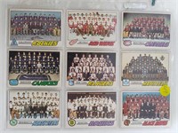 1977 OPC COMPLETE TEAM SET