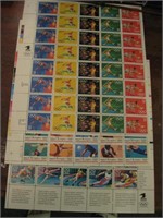 (2nd) 1992 Olympics 29c Stamp sheets