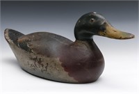 A MASON PREMIER GRADE MALLARD DRAKE DECOY