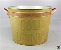 Metal "Cold Drinks" Bucket