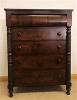 ORNATE MAHOGNAY CHEST- QUALITY