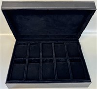 NICE CLEAN LIFT TOP 10 SLOT JEWELRY - WATCH BOX