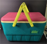 Retro Igloo Picnic Basket Cooler