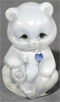 Fenton Glass Bear Figure 3.5"