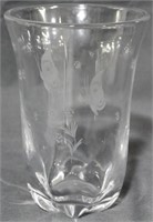 Duncan & Miller Vase 6.5" w/ Butterflies