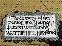 G-"Inside Every Older Person" Sign