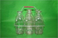 5 Quart Milk Bottles with Carrying Case