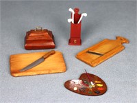 5pc. Artisan Dollhouse Primitive Miniatures