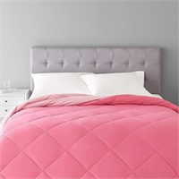 COMFORTER FULL/QUEEN - Dark Pink/Light Pink