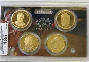 2009 Proof Presidential Dollar Set